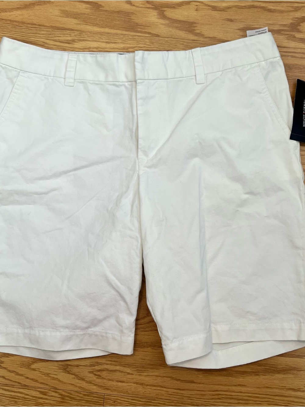 Tommy Hilfiger White Cotton Chino Bermuda Shorts women’s size 12